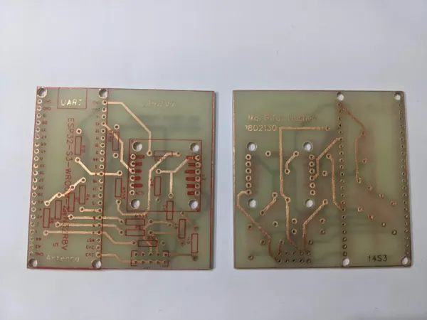 Circuit-board fabrication from the earlier data-glove archive.